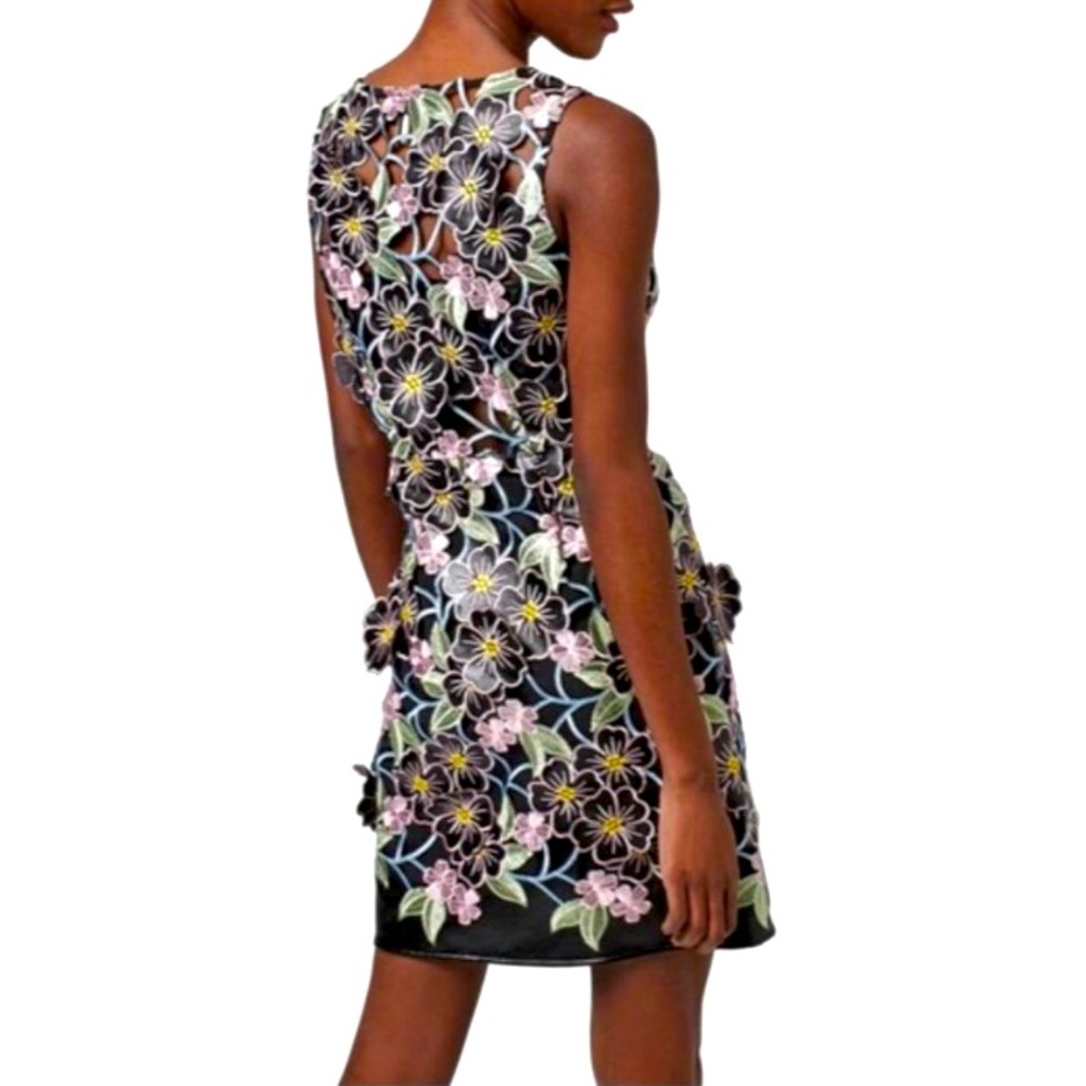 TopShop Floral Appliqué dress